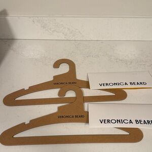 Veronica Beard Tan Wall Decor Hooks 
Total 3 hangers